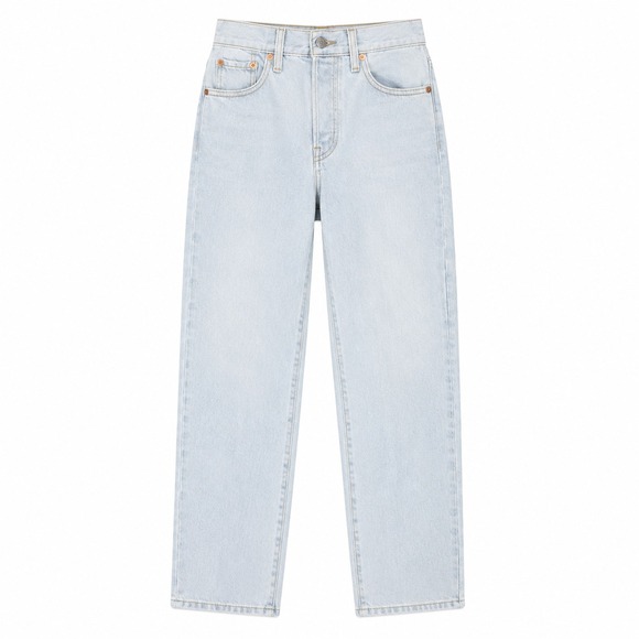 Levi's Denim - Levi's Premium Wedgie Straight Jeans Women's Size 24 Light Wash Water Less Denim